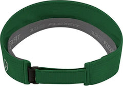 Cap America i8520 Flexfit 110 Aerated Performance Visor - Dark Green - Forest Green / One Size Fits Most
