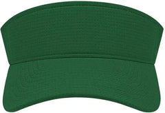 Cap America i8520 Flexfit 110 Aerated Performance Visor - Dark Green - Forest Green / One Size Fits Most