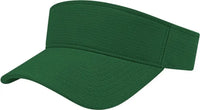 Cap America i8520 Flexfit 110 Aerated Performance Visor - Dark Green - Forest Green / One Size Fits Most