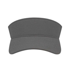Cap America i8520 Flexfit 110 Aerated Performance Visor - Graphite - Dark Gray / One Size Fits Most