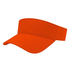 Cap America i8520 Flexfit 110 Aerated Performance Visor - Orange - Orange / One Size Fits Most