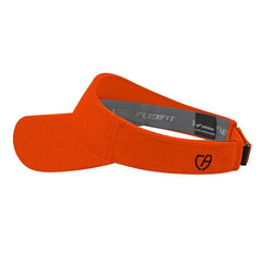 Cap America i8520 Flexfit 110 Aerated Performance Visor - Orange - Orange / One Size Fits Most