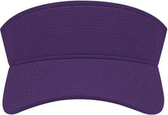 Cap America i8520 Flexfit 110 Aerated Performance Visor - Purple - Purple / One Size Fits Most