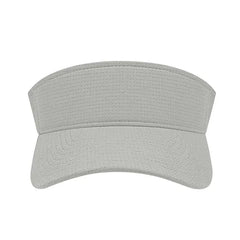 Cap America i8520 Flexfit 110 Aerated Performance Visor - Silver - Ivory / One Size Fits Most