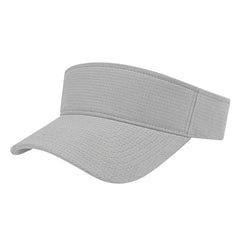 Cap America i8520 Flexfit 110 Aerated Performance Visor - Silver - Ivory / One Size Fits Most