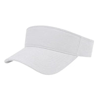 Cap America i8520 Flexfit 110 Aerated Performance Visor - White - White / One Size Fits Most
