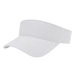Cap America i8520 Flexfit 110 Aerated Performance Visor - White - White / One Size Fits Most