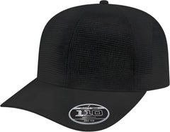 Cap America i8526 Flexfit 110 Ribbed TriBlend Snap Back Cap - Black - Black / OSFM