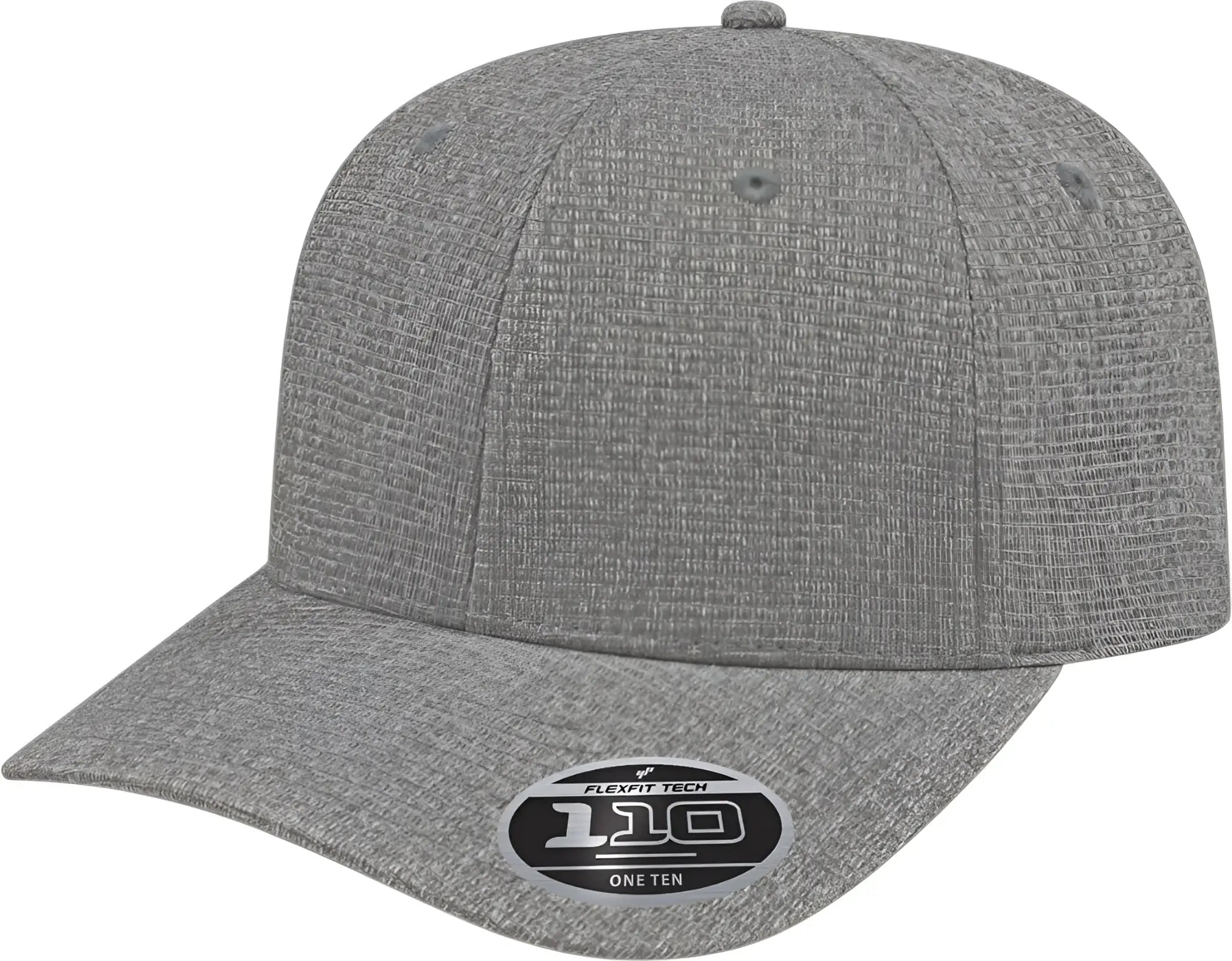 Cap America i8526 Flexfit 110 Ribbed TriBlend Snap Back Cap - Heather Gray - Heather Gray / OSFM