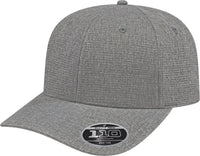 Cap America i8526 Flexfit 110 Ribbed TriBlend Snap Back Cap - Heather Gray - Heather Gray / OSFM