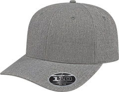 Cap America i8526 Flexfit 110 Ribbed TriBlend Snap Back Cap - Heather Gray - Heather Gray / OSFM