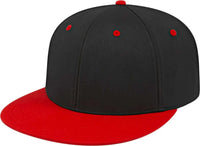 Cap America i8530 Flexfit Full Fabric Performance Cap - Black Red - Black Red / XS