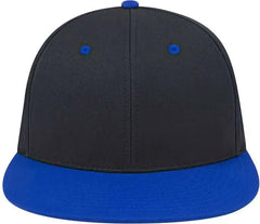 Cap America i8530 Flexfit Full Fabric Performance Cap - Black Royal