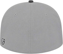 Cap America i8530 Flexfit Full Fabric Performance Cap - Black Black Silver