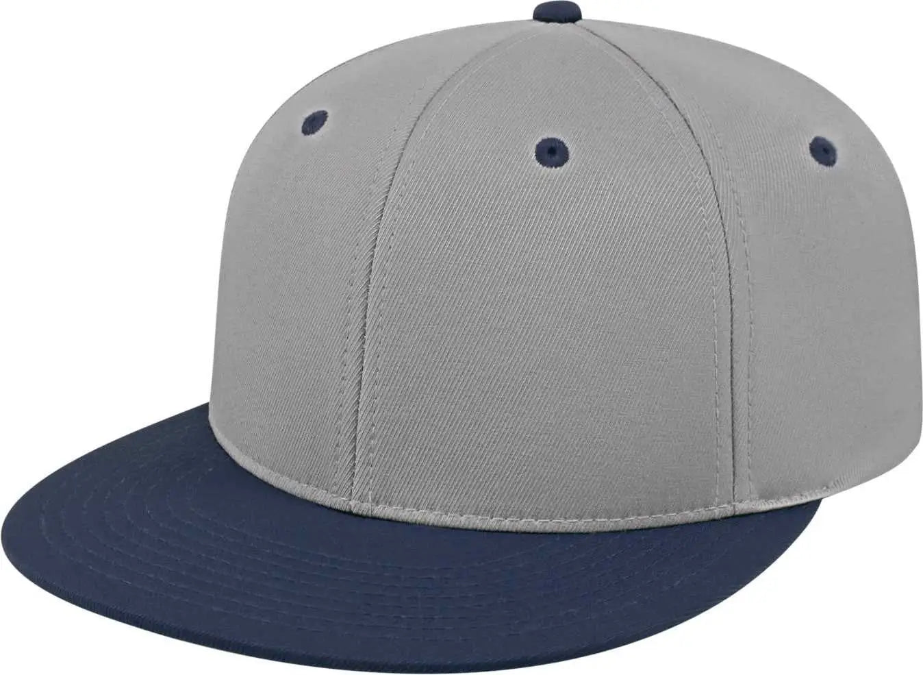 Cap America i8530 Flexfit Full Fabric Performance Cap - Silver Navy - Silver Navy / XS