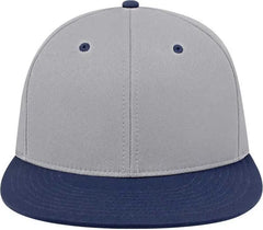 Cap America i8530 Flexfit Full Fabric Performance Cap - Silver Navy