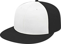 Cap America i8530 Flexfit Full Fabric Performance Cap - White Black Black - White Black Black / XS