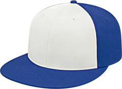 Cap America i8530 Flexfit Full Fabric Performance Cap - White Royal Royal - White Royal Royal / XS