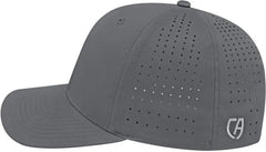 Cap America i8533 Flexfit 110 Perforated Performance Snap Back Cap - Graphite - Graphite / One Size Fits Most