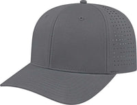 Cap America i8533 Flexfit 110 Perforated Performance Snap Back Cap - Graphite - Graphite / One Size Fits Most