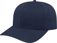 Cap America i8533 Flexfit 110 Perforated Performance Snap Back Cap - Navy - Navy / One Size Fits Most