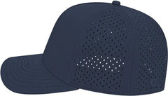 Cap America i8540 Premium Water-Resistant Perforated Cap - Navy - Navy / One Size Fits Most