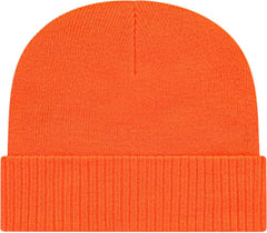 Cap America ik22 Knit Cap with Ribbed Cuff Beanie - Blaze - Blaze / One Size Fits Most