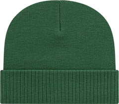 Cap America ik22 Knit Cap with Ribbed Cuff Beanie - Hunter - Hunter / One Size Fits Most