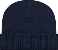 Cap America ik22 Knit Cap with Ribbed Cuff Beanie - Navy - Navy / One Size Fits Most
