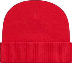 Cap America ik22 Knit Cap with Ribbed Cuff Beanie - Red - Red / One Size Fits Most