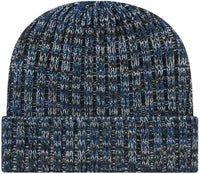 Cap America iK37 Sustainable Cuffed Knit with Polylana Fiber - Midnight - Navy / One Size Fits Most