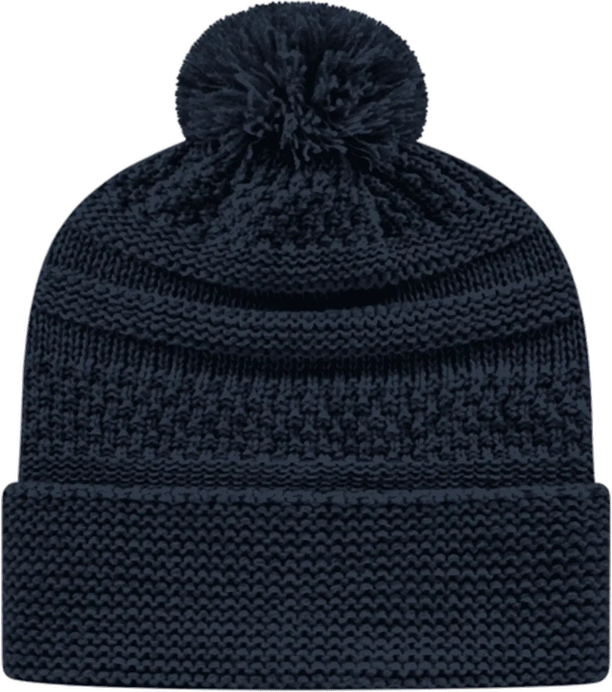 Cap America IK55 Cable Knit Beanie - Navy - Navy / One Size Fits Most