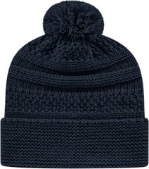 Cap America IK55 Cable Knit Beanie - Navy - Navy / One Size Fits Most
