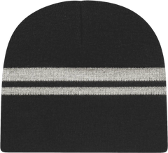 Cap America IK58 Reflective Beanie - Black - Black / One Size Fits Most