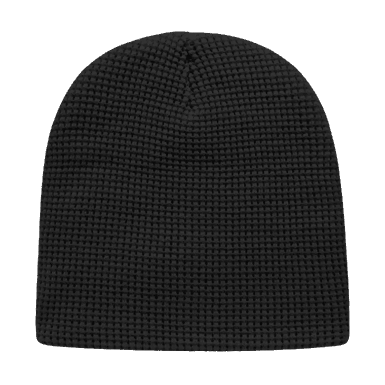 Cap America iK75 In Stock Waffle Beanie - Black - Black / One Size Fits Most