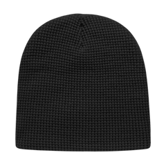 Cap America iK75 In Stock Waffle Beanie - Black - Black / One Size Fits Most