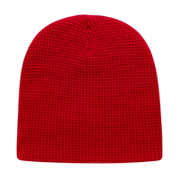 Cap America iK75 In Stock Waffle Beanie - Red - Red / One Size Fits Most