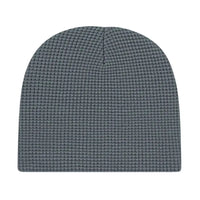 Cap America iK75 In Stock Waffle Beanie - Slate - Dark Gray / One Size Fits Most