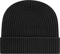 Cap America iK8550 Premium Cuffed Knit Beanie - Black - Black / One Size Fits Most