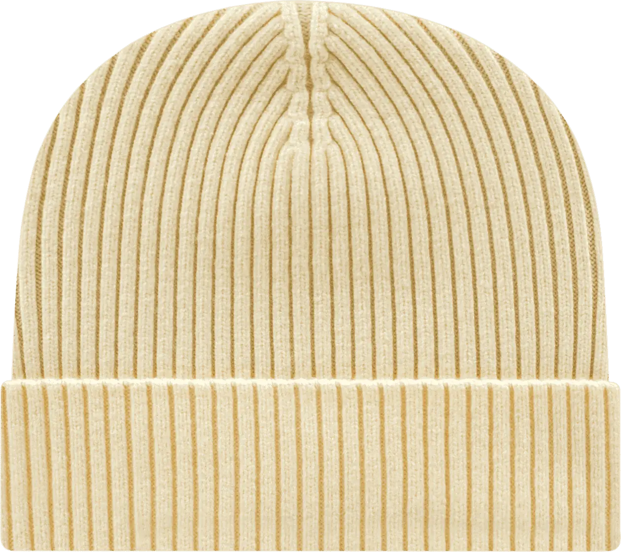 Cap America iK8550 Premium Cuffed Knit Beanie - Ivory - Ivory / One Size Fits Most