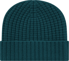 Cap America iK8552 Premium Waffle Knit with Cuff - Blue Topaz - Blue / One Size Fits Most
