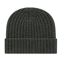 Cap America iK8552 Premium Waffle Knit with Cuff - Dark Heather - Dark Gray / One Size Fits Most