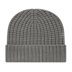Cap America iK8552 Premium Waffle Knit with Cuff - Heather - Gray / One Size Fits Most