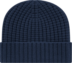 Cap America iK8552 Premium Waffle Knit with Cuff - Navy - Navy / One Size Fits Most