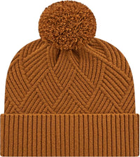 Cap America ik8554 Premium Diagonal Weave Knit Cap with Cuff Beanie - Cider - Cider / One Size Fits Most