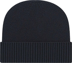 Cap America iK8557 Premium Recycled Knit Cap with Cuff Beanie - Black - Black / One Size Fits Most