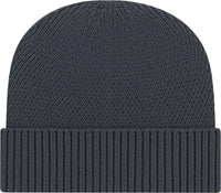 Cap America iK8557 Premium Recycled Knit Cap with Cuff Beanie - Charcoal - Charcoal / One Size Fits Most