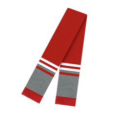 Cap America RK60 USA Made 60 Inch Scarf with Elite Fringe - True Red - Red / One Size Fits Most