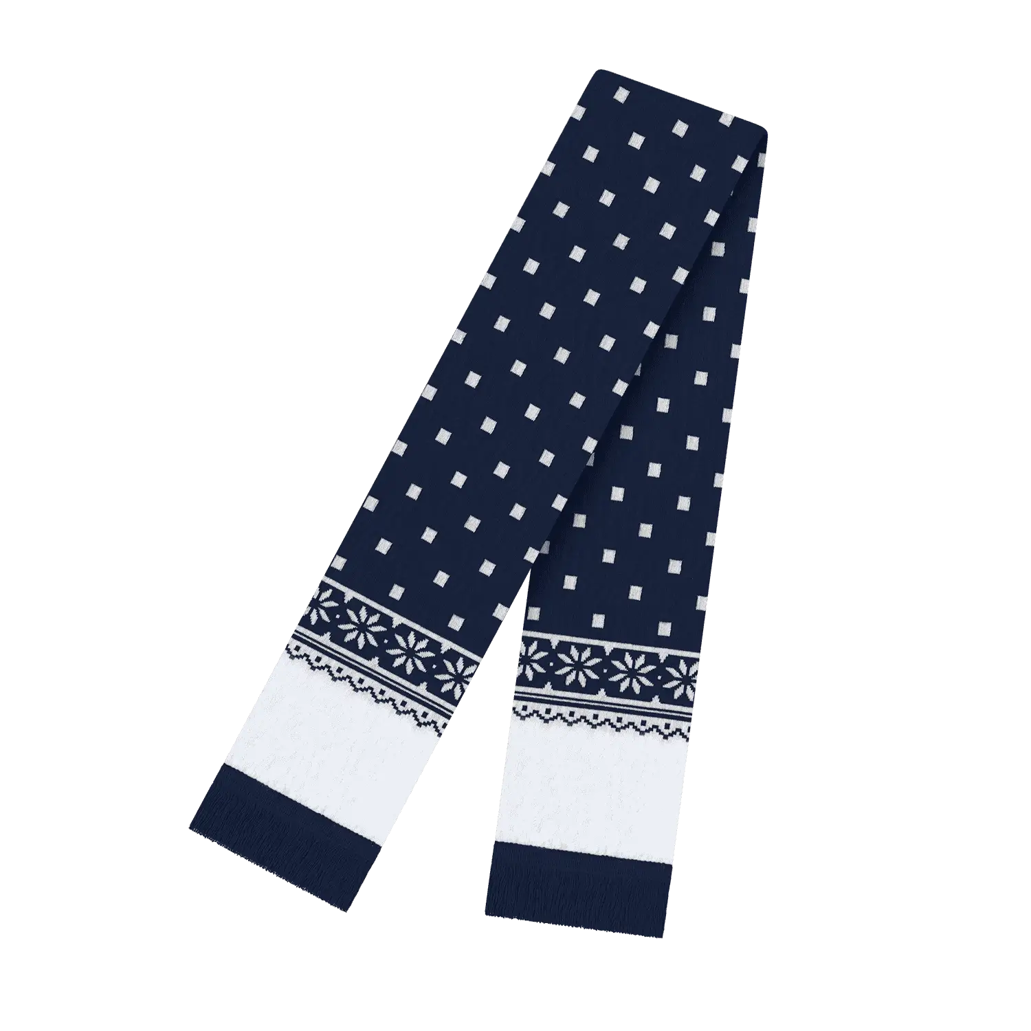 Cap America RKF160 Snowflake Scarf - True Navy - Navy / One Size Fits Most