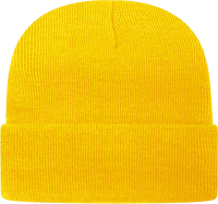Cap America TKN24 USA Made Knit Cap with Cuff Beanie - Arctic Yellow - Yellow / One Size Fits Most